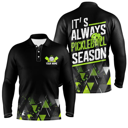 "It'S Always Pickleball Season" Men'S Pickleball Outfits Custom Pickleball Team Uniform | Green IPHW6915