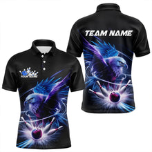 Load image into Gallery viewer, Custom Eagle Bowling Team Polo Shirts For Men, Eagle Bowling Tournament Shirt Bowler Outfit IPHW8560