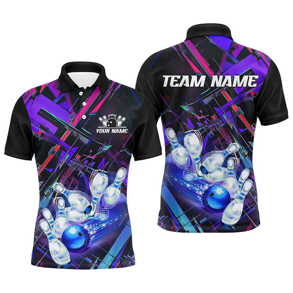 Custom Colorful Bowling League Shirts For Men And Women, Bowling Tournament Team Jerseys IPHW6719