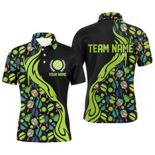 Load image into Gallery viewer, Custom Pickleball Balls And Paddles Pattern Pickleball Polo Shirts For Men, Pickleball Apparel IPHW6725
