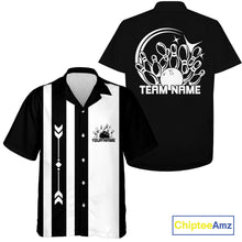 Load image into Gallery viewer, Custom Classic Vintage Bowling Team Shirts, 50S Retro Bowling Button Up ShirtIPHW10875