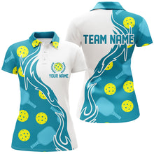 Load image into Gallery viewer, Custom Women's Pickleball Polo Shirts With Team Name, Outdoor Pickleball Outfits For Players IPHW5196