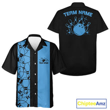 Load image into Gallery viewer, Custom Bowling Pin Pattern Vintage Bowling Team Shirt, 50S Retro Bowlers Outfit IPHW10087