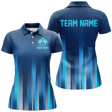 Load image into Gallery viewer, Custom Blue Pickleball Shirts For Women, Pickleball Team Shirt With Name Pickleball Jerseys IPHW7446