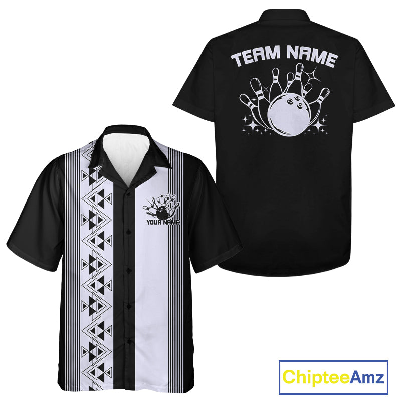 Custom Classic 50S Style Bowling Hawaiian Shirts, Vintage Bowling Team Outfit IPHW10067