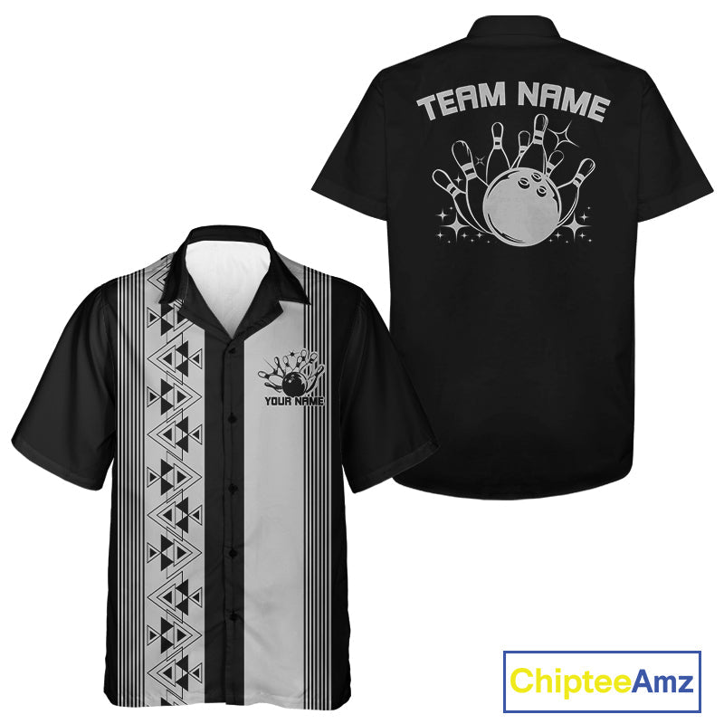 Custom Classic 50S Style Bowling Hawaiian Shirts, Vintage Bowling Team Outfit IPHW10067