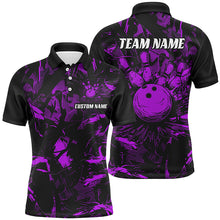 Load image into Gallery viewer, Personalized Multi-Color Camouflage Bowling For Men, Women, Bowling Ball And Pins Bowler Outfits Bowling Tournament IPHW6570