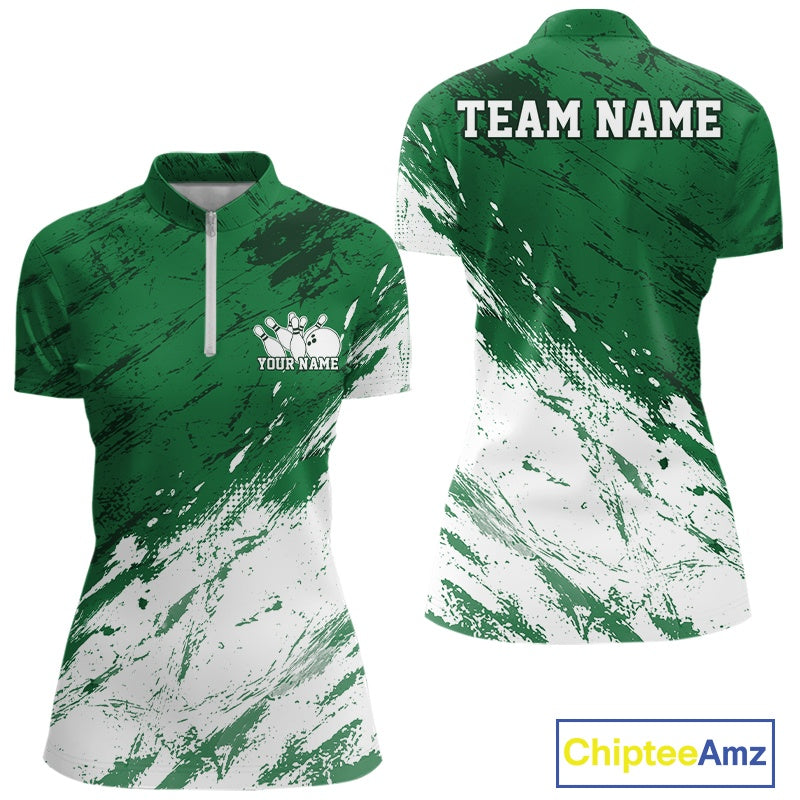 Green and white sports jersey with 'TEAM NAME' and 'Your Name' text, Chiptee Amz branding.
