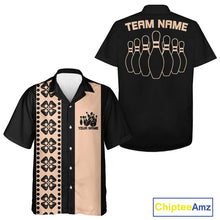 Load image into Gallery viewer, Custom Classic Retro Style Bowling Shamrock Pattern Vintage Bowling Team Shirts IPHW10081