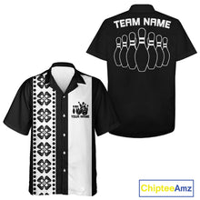 Load image into Gallery viewer, Custom Classic Retro Style Bowling Shamrock Pattern Vintage Bowling Team Shirts IPHW10081