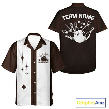 Custom Classic Vintage Bowling Men And Women Shirt, Retro Bowling Team Shirt IPHW10069
