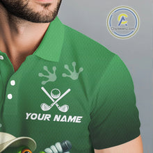 Load image into Gallery viewer, Funny Frog Green Golf polo shirt for men Custom mens golf top, personalized golf gifts NQS11104