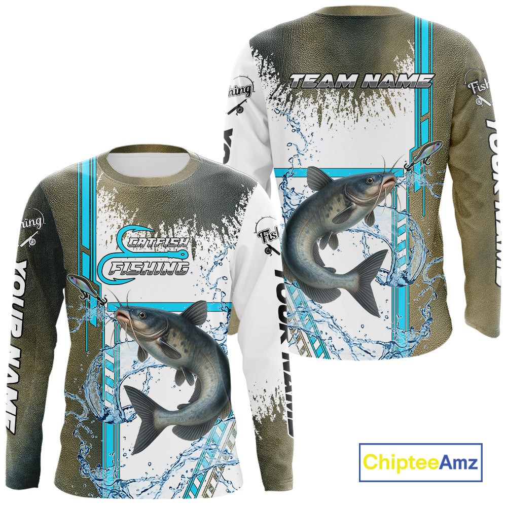 Catfish fishing scales custom Catfish fishing team jerseys, Catfish fishing apparel NQS10872
