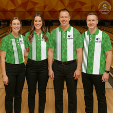 Load image into Gallery viewer, Custom Retro Bowling Team Shirts For Men That's some bowshit Funny Bowling Pattern Jerseys | Green NQS11511