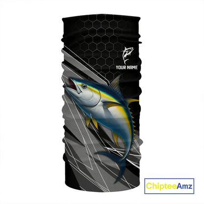 Personalized Black camo Tuna Fishing Jerseys, Tuna Tournament fishing team shirts NQS11382