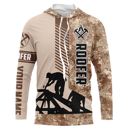 Personalized Roofing Roof repair UV Protection Long sleeve, T-shirt for Roofing Contractors, Roofers FSD4059