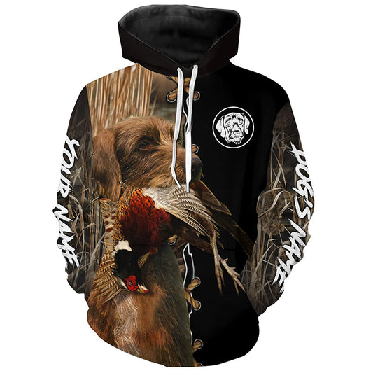 Pudelpointer Hunting Dog Custom Name Hoodie Shirt for Hunter FSD4691