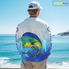 Load image into Gallery viewer, Mahi Mahi Fishing Long Sleeve Gift For Men Deep Sea Saltwater Angler Ocean Adventure