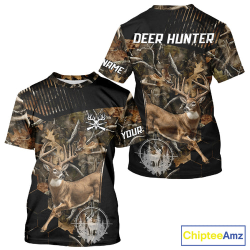 Forest Camo Deer Hunting Shirt, Deer Hunting With Full All Over 3D For Deer Hunters NHT247