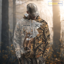 Load image into Gallery viewer, Beautiful Deer Hunting 3D Shirt All-Over Print with Deer Buck, Camouflage For Deer Hunters NHT248