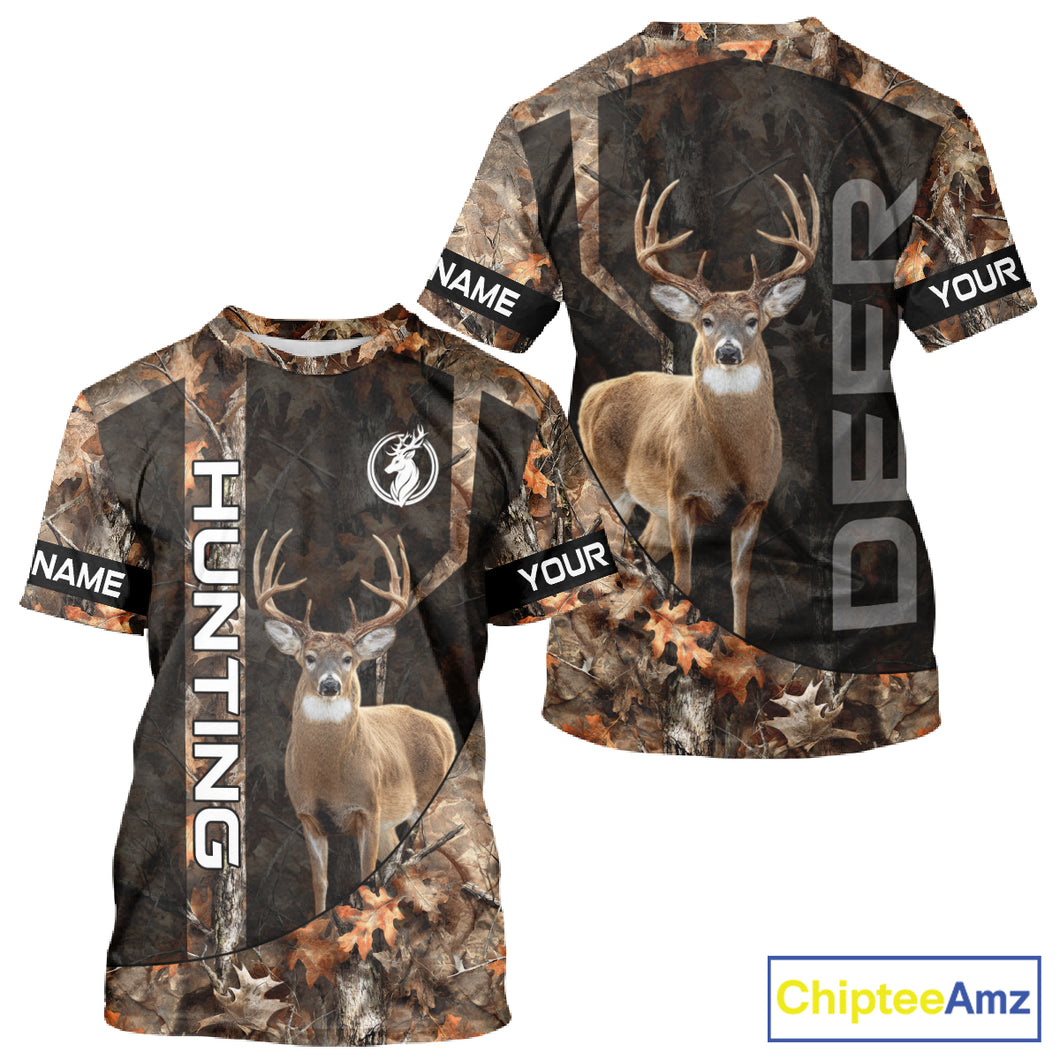 Deer Hunting Custom Name Camouflage Hunting Clothes, Deer Hunting Outfit, Hunting Shirt NHT252