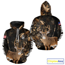 Load image into Gallery viewer, Deer Hunting Shirt Brown Camo 3D All Over Print, Hunting Clothes for Deer Season NHT260