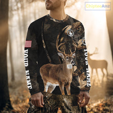 Load image into Gallery viewer, Deer Hunting Shirt Brown Camo 3D All Over Print, Hunting Clothes for Deer Season NHT260