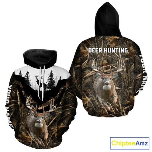 Deer Buck Custom Name 3D All Over Printed Shirts, Deer Hunting Shirt, Hunting Season NHT328