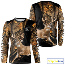 Load image into Gallery viewer, Whitetail Deer Hunting Black Brown Camo 3D All Over Print, Hunting Clothes for Deer Season NHT261