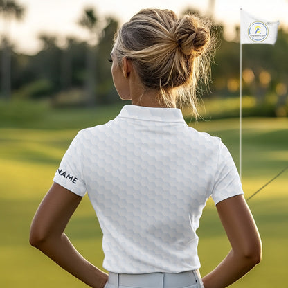 Florida Flag Personalized Golf Pattern Ball Polo Shirts Patriotic Golf Shirts For Womens NHT675