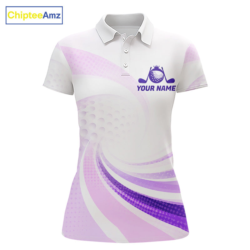Personalized Purple Swirl Golf Polo - Women's Team Name Performance Jersey NHT979 - Women's Short Sleeve Polo
Women's Long...