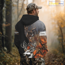 Load image into Gallery viewer, Men’s Hunting Deer Camo 3D All-Over Printed Hoodie Shirt – Hunting Hoodie for Men NHT330