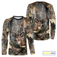 Load image into Gallery viewer, Deer Skull Hunting Camo Forest 3D All Over Printed Shirt, Personalized Hunting Shirt NHT274