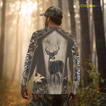 Load image into Gallery viewer, Whitetail Deer Hunting Season Shirt 3D Buck Design Custom Hunting Gift, Deer Hunting Shirt NHT331