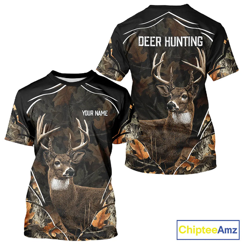 Deer Hunting Custom Name Camouflage Hunting Clothes, Deer Hunting Outfit NHT304