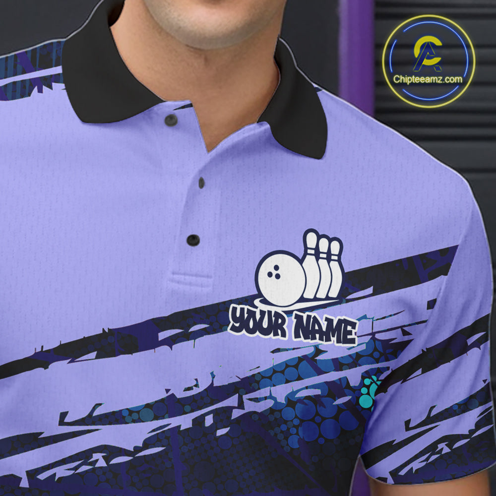 Custom Funny Sloth Bowling Shirt For Men Bowling Team Jersey Bowling League NHT1140