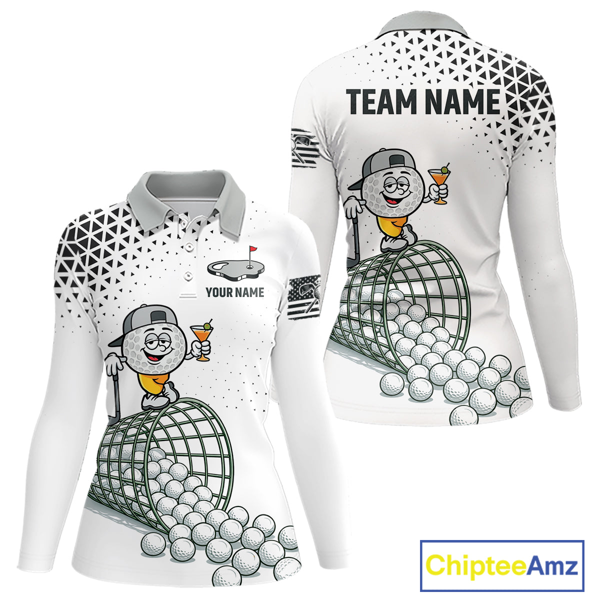 Funny Custom Womens Golf Polo Shirt, Personalized Drinking Golf Jersey, Custom Golf Outfit For Familly Team Shirt NHT697