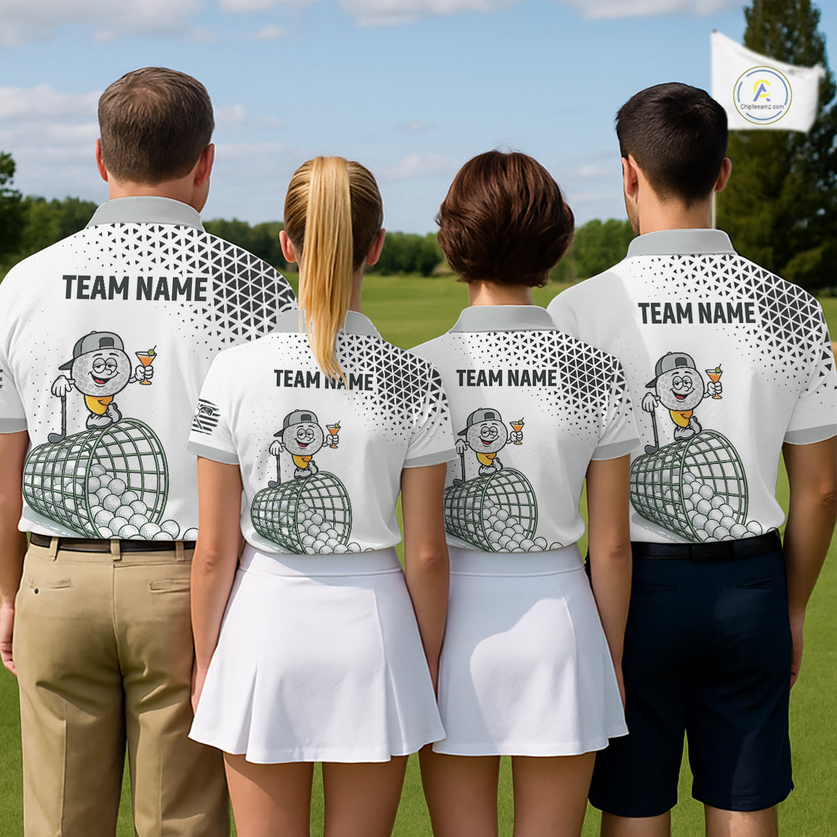 Funny Custom Mens Golf Polo Shirt, Personalized Drinking Golf Jersey, Custom Golf Outfit For Familly Team Shirt NHT697