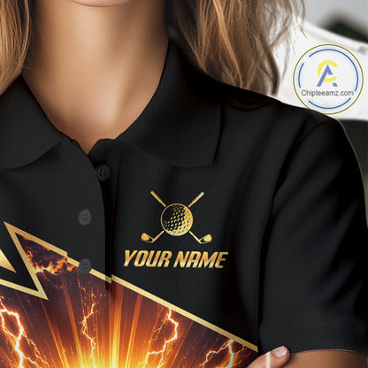 Funny Golf Ball Womens Golf Polo Shirts Custom Golf And Beer Golf Apparel For Golfer NHT899