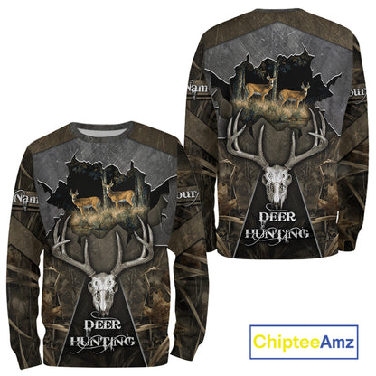 Best Deer Hunting Clothing Camo Deer Hunting Shirt, Custom Name For Hunter NHT359