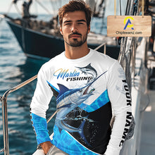 Load image into Gallery viewer, Custom Marlin Saltwater Fishing Shirt Long Sleeve Designed For Deep Sea Anglers 