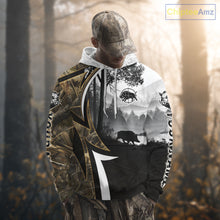 Load image into Gallery viewer, Personalized Wild Hog Hunting Camo Full Printing Shirts, Boar Hunting Shirt NHT319