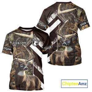 Custom Camo Deer Shed 3D Animal Deer Hunting Shirt Best Hunting Clothes For Season NHT213