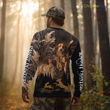 Load image into Gallery viewer, Best Brown Camo 3D Beagle Dog Rabbit Hunting Shirt, Custom Name Rabbit Hunter Clothing NHT231