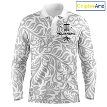 Load image into Gallery viewer, Disc Golf Polo Shirt With Clean Monochrome Design, Customizable Name, Unisex Sports Jersey For Men NHT805