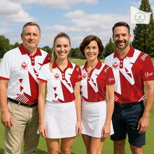Load image into Gallery viewer, Personalized Golf Shirt For Dad – Custom Name &amp; Team Name Polo, Father’S Day Gift For Golfer NHT670