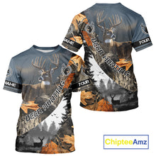 Load image into Gallery viewer, Deer Hunting Camo Custom 3D All Over Print Shirt, Personalized Gift NHT297
