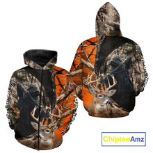 Load image into Gallery viewer, Deer Hunting Grim Reaper Camo Orange 3D All Over Printed Shirt, Personalized Hunting Shirt NHT269