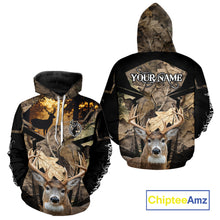 Load image into Gallery viewer, Whitetail Deer Hunting Camo Forest 3D All Over Printed Shirt, Personalized Hunting Shirt NHT277