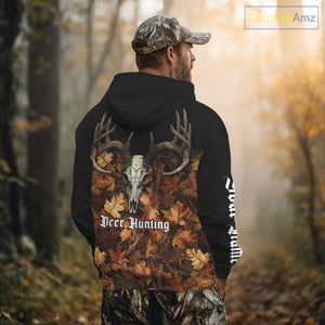 Deer Hunting Orange Camouflage Custom Name 3D Shirts, Custom Deer Hunting Clothes NBT194